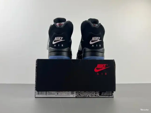 Rep TBK Metallic HF3975-001 Air Jordan 5 Reimagined Black 0613